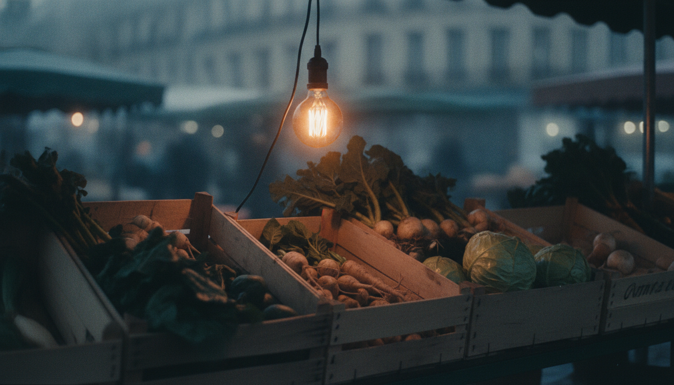 Le marché, avant l'heure